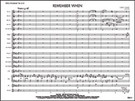 Cover icon of Remember When (COMPLETE) sheet music for jazz band by Chris Sharp, intermediate skill level