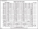 Cover icon of Crazy with the Blues sheet music for jazz band (full score) by Rob Vuono Jr., intermediate skill level
