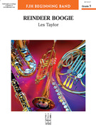 Cover icon of Reindeer Boogie sheet music for concert band (full score) by Les Taylor, intermediate skill level