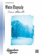 Cover icon of Winter Rhapsody sheet music for piano solo by Dennis Alexander, intermediate skill level