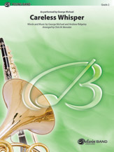 Cover icon of Careless Whisper sheet music for concert band (full score) by George Michael, intermediate skill level