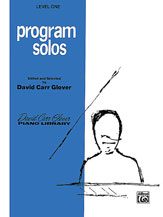 Cover icon of Program Solos, Level 1 sheet music for piano solo by Anonymous, intermediate skill level