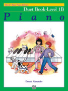 Cover icon of Alfred's Basic Piano Library: Duet Book 1B sheet music for piano solo by Dennis Alexander, intermediate skill level