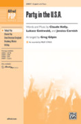 Cover icon of Party in the U.S.A. sheet music for choir (2-Part) by Claude Kelly and Greg Gilpin, intermediate skill level