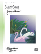Cover icon of Stately Swan sheet music for piano solo by Lynne German, intermediate skill level