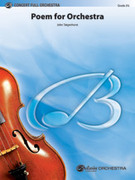 Cover icon of Poem for Orchestra sheet music for full orchestra (full score) by John Tatgenhorst, intermediate skill level