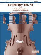 Cover icon of Symphony No. 41 (COMPLETE) sheet music for string orchestra by Wolfgang Amadeus Mozart and Todd Parrish, classical score, intermediate skill level
