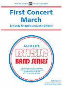 Cover icon of First Concert March sheet music for concert band (full score) by Sandy Feldstein and John O'Reilly, beginner skill level