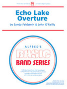 Cover icon of Echo Lake Overture sheet music for concert band (full score) by Sandy Feldstein, beginner skill level