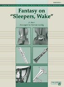 Cover icon of Fantasy on Sleepers, Wake sheet music for full orchestra (full score) by Johann Sebastian Bach, classical score, intermediate skill level