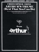 Cover icon of Arthur's Theme (Best That You Can Do) sheet music for piano, voice or other instruments by Christopher Cross, easy/intermediate skill level