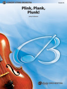 Cover icon of Plink, Plank, Plunk! sheet music for string orchestra (full score) by Leroy Anderson, intermediate skill level