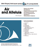 Cover icon of Air and Alleluia (COMPLETE) sheet music for concert band by Wolfgang Amadeus Mozart and John Kinyon, classical score, beginner skill level