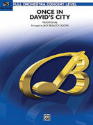 Cover icon of Once in David's City sheet music for full orchestra (full score) by Anonymous, intermediate skill level