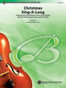 Cover icon of Christmas Sing-a-Long sheet music for full orchestra (full score) by Anonymous, intermediate skill level