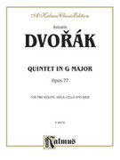 Cover icon of Quintet in G Major, Op. 77 (COMPLETE) sheet music for string quintet by Antonin Dvorak and Antonin Dvorak, classical score, intermediate skill level