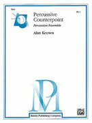 Cover icon of Percussive Counterpoint sheet music for percussions (full score) by Alan Keown, intermediate skill level