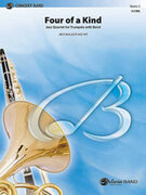 Cover icon of Four of a Kind sheet music for concert band (full score) by Jack Bullock, easy/intermediate skill level