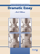 Cover icon of Dramatic Essay sheet music for string orchestra (full score) by Mark Williams, beginner skill level