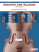 Cover icon of Andante and Allegro (COMPLETE) sheet music for string orchestra by Wolfgang Amadeus Mozart and Merle Isaac, classical score, easy skill level