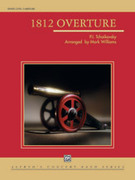Cover icon of 1812 Overture sheet music for concert band (full score) by Pyotr Ilyich Tchaikovsky, classical score, easy/intermediate skill level