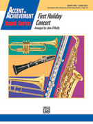 Cover icon of First Holiday Concert (COMPLETE) sheet music for concert band by Anonymous and John O'Reilly, beginner skill level