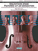 Cover icon of Selections from Pictures at an Exhibition (COMPLETE) sheet music for string orchestra by Modest Petrovic Mussorgsky, Modest Petrovic Mussorgsky and Jennifer Mishra, classical score, easy/intermediate skill level