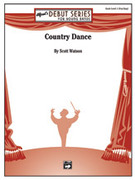 Cover icon of Country Dance sheet music for concert band (full score) by Scott Watson, classical score, beginner skill level