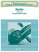 Cover icon of Rigaudon sheet music for string orchestra (full score) by Henry Purcell, classical score, easy skill level