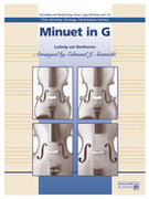 Cover icon of Minuet in G (COMPLETE) sheet music for string orchestra by Ludwig van Beethoven, classical score, intermediate skill level
