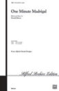 One Minute Madrigal sheet music