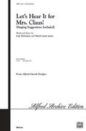 Let's Hear It Mrs. Claus! sheet music