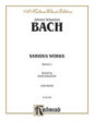 Various Works Volume I sheet music