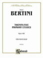 Twenty-five Primary Etudes Op. 166 sheet music