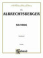 Six Trios Organ sheet music