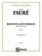 Romance sans Paroles sheet music
