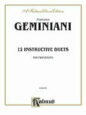 Twelve Instructive Duets sheet music