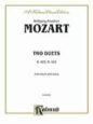 Two Duets K. 423 K. 424 sheet music