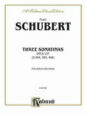 Three Sonatas Op. 137 sheet music