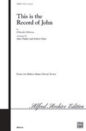 This Is the Record of John sheet music