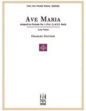 Ave Maria For Low Voice and Piano sheet music