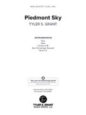 Piedmont Sky sheet music