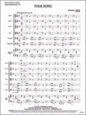 Full Score Folk Song: Score sheet music