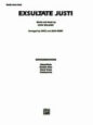 Exsultate Justi sheet music
