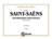 Saint-Sans: Six Preludes and Fugues Op. 99 and Op. 109 organ solo sheet music
