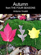 Cover icon of Autumn (from The Four Seasons) sheet music for piano solo by Antonio Vivaldi, classical score, intermediate skill level