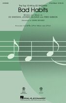 Cover icon of Bad Habits (arr. Mark Brymer) sheet music for choir (3-Part Mixed) by Ed Sheeran, Mark Brymer, Fred Gibson and Johnny McDaid, intermediate skill level