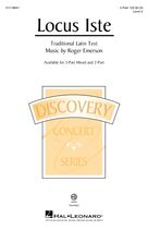 Cover icon of Locus Iste sheet music for choir (2-Part) by Roger Emerson and Miscellaneous, intermediate duet