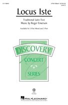 Cover icon of Locus Iste sheet music for choir (3-Part Mixed) by Roger Emerson and Miscellaneous, intermediate skill level