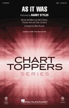 Cover icon of As It Was (arr. Mark Brymer) sheet music for choir (SSA: soprano, alto) by Harry Styles, Mark Brymer, Tom Hull and Tyler Johnson, intermediate skill level